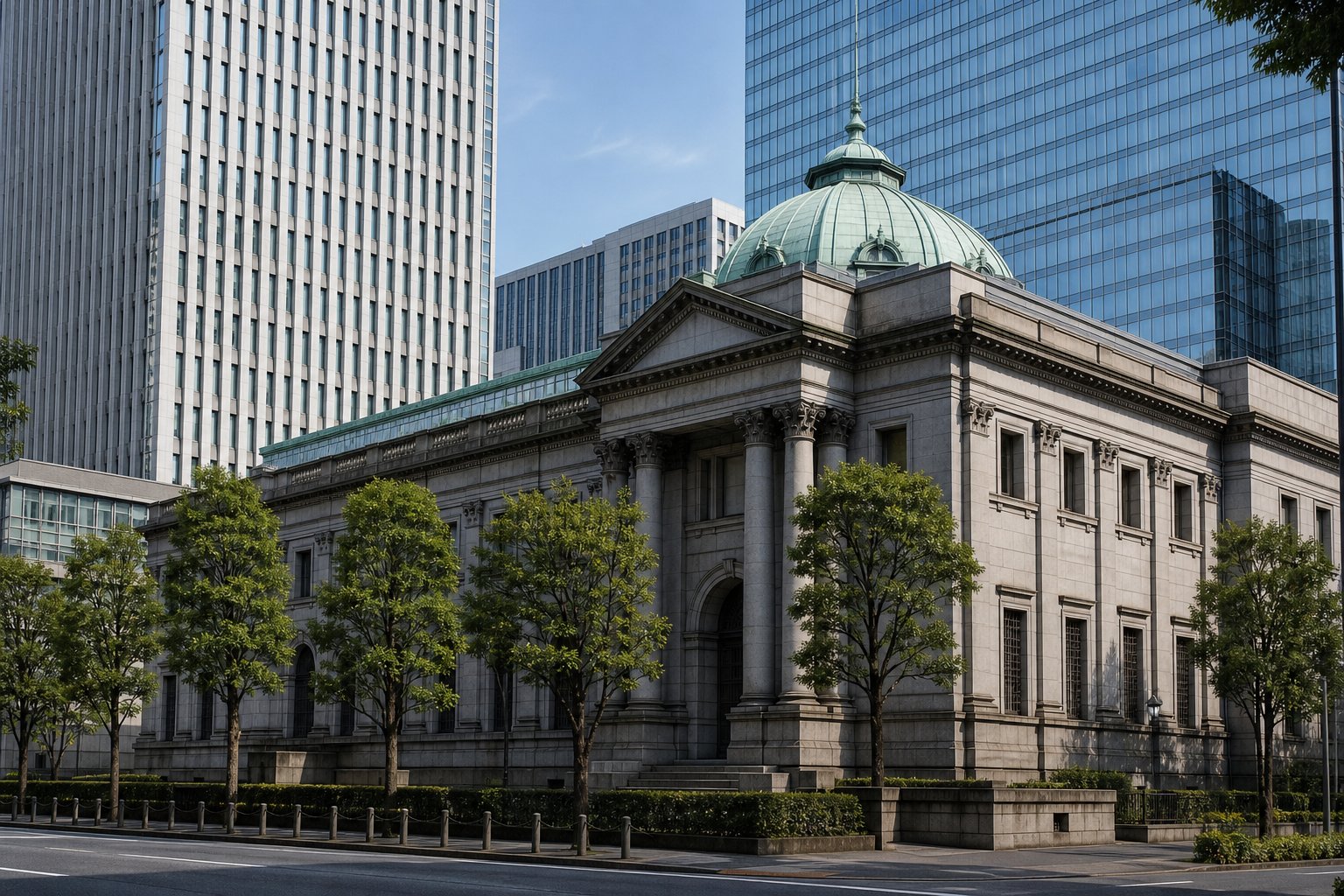 日本銀行と金融政策のイメージ