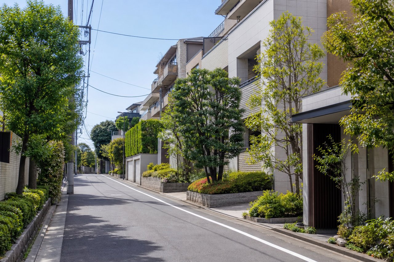 浜田山周辺の閑静な高級住宅地（京王井の頭線沿線）