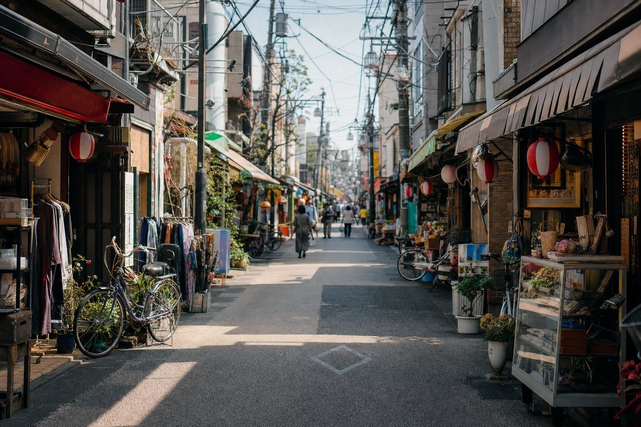 高円寺・阿佐ヶ谷の商店街の風景（JR中央線沿線）