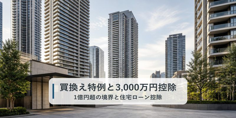 買換え特例と3,000万円特別控除の選択を解説する記事のアイキャッチ画像