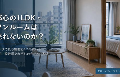 都心の1LDK・ワンルームマンションは売れないのか?データで見る需要と売り方のコツ グローバルトラスト不動産